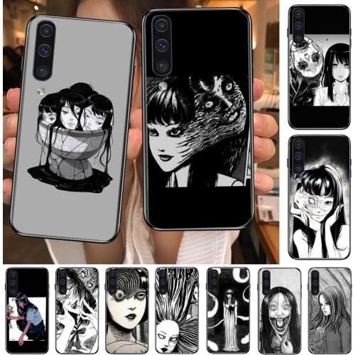 Japanese horror comic Tomie Phone cover hull For SamSung Galaxy S8 S9 S10E S20 S21 S5 S30 Plus S20 fe 5G Lite Ultra black soft c