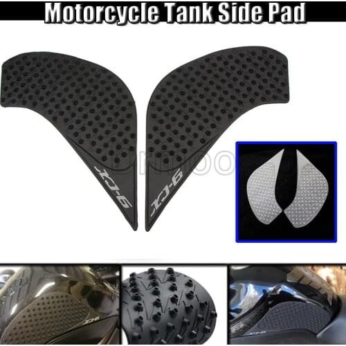 Motorcycle 1 Pair Protector Anti Slip Tank Pad Stickers Gas Knee Grip Traction Side Decal Cover For Yamaha XJ6 XJ-6 2010-2016