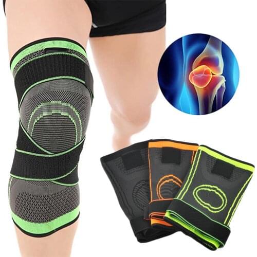 1PC Sports Knee Pads Fitness Kneepad Gym Elastic Knee Brace Support Gear Patella Running Basketball Volleyball Tennis Protector
