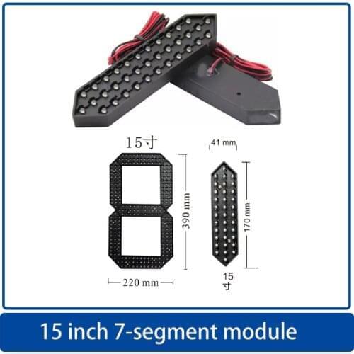 4pcs/packs 15 Inches7 Segment of the Number Module,LED clock screen / Oil price screen / Scoreboard,Outdoor highlight screen