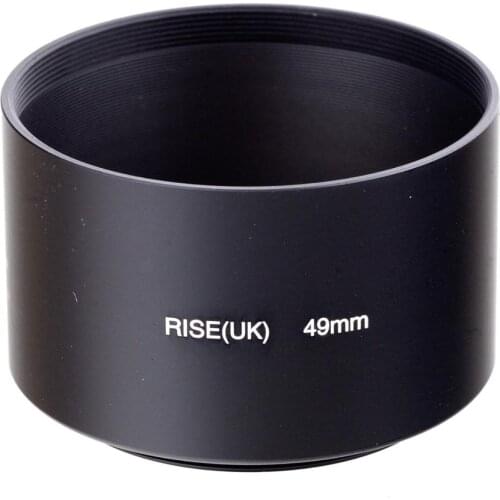 49mm Professional Telephoto Metal Lens Hood for Canon Nikon Sony Leica Olympus Pentax