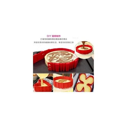 Free combination of multi-style DIY puzzle baking cake mold Silicone mould baking tools