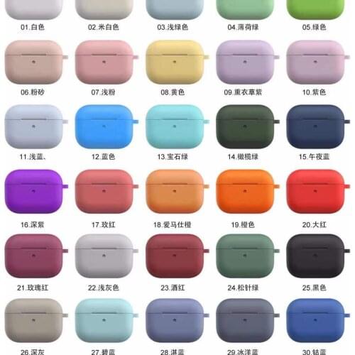 Soft Silicone Cases For Apple Airpods pro3 Protective Case Bluetooth Wireless Earphone Cover For Apple air pods Charging Box Bag