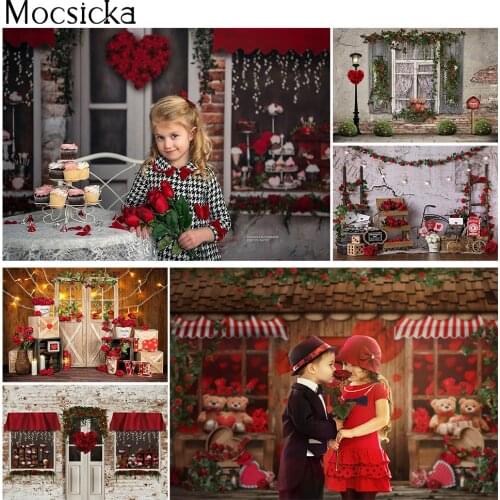 Valentines Day Photo Background Floral Newborn Adult Portrait Backdrop Studio Romantic Love Rose Photography Photocall Props