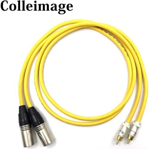 HIFI Stereo Audio Cable Dual RCA Male To XLR Male Cable 2 XLR To 2 RCA Plug For Audio Connection Of Microphone Mixer Headphone