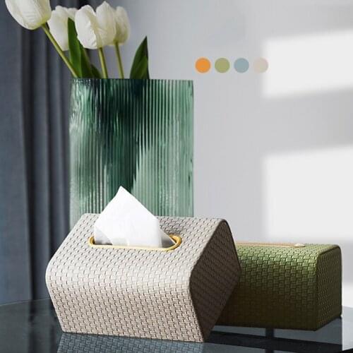 High End Paper Towel Boxes Living Room Creative Light Luxury Simple Nordic INS Style Tea Table Napkin Box коробка для салфеток