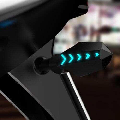 Motorcycle Modified Led Turn Signal Super Bright Streamer Horizon Scooter Single 12V Off-Road Turning Direction Lights 2021 New