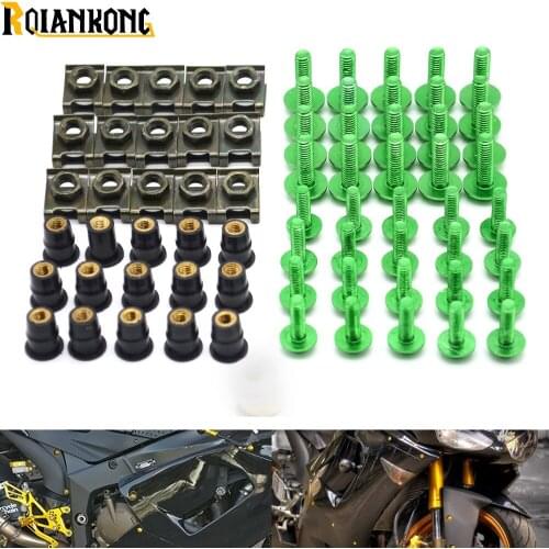 Motorcycle Fairing Bolts and Windscreen Bolt For Kawasaki Ninja 650R ER-6F ER-6N ER6F ER6N ninja300 Ninja ZX10R ZX11 ZX1400