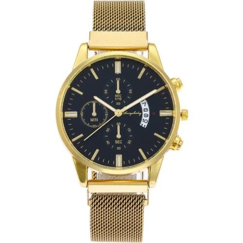 2021 new fashion calendar business lazy man quartz watch drop shipping best selling products montre homme Relogio Masculino