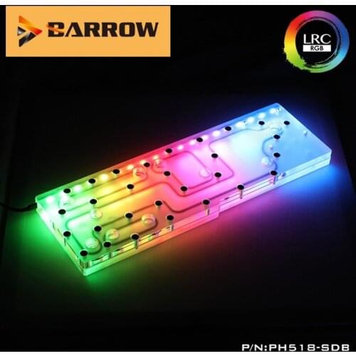 Barrow water cooling kits PH518-SDB,Waterway Boards For Phanteks 518 Case For Intel CPU Water Block & Single/Double GPU Building