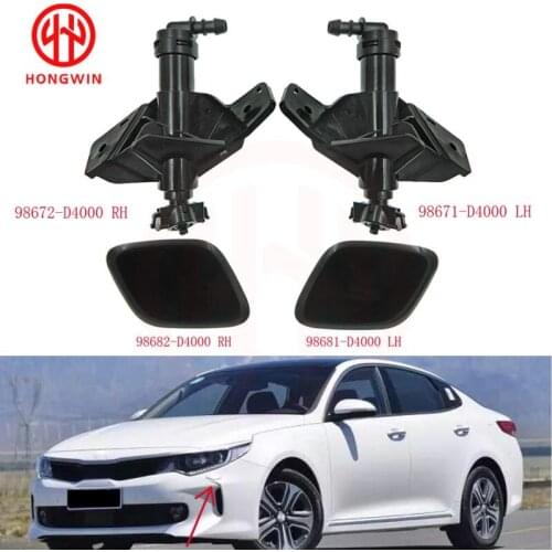 For Kia Optima K5 2015 2016 2017 2018 Front Head Lamp Light Washer Nozzle Cleaning Actuator Pump&Cover 98671-D4000&98672-D4000