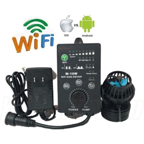 NEW SOW Jebao WIFI Wavemaker Aquarium Reef Pump SINE WAVE Tech Flow Wavemaker for Fish Marine Aquarium Wave Pump Max 16000LPH