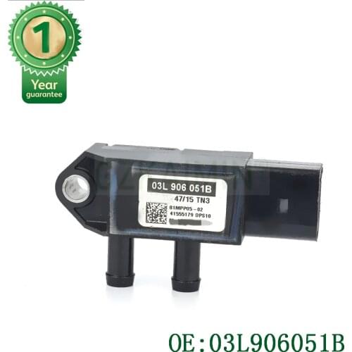 NEW High-quality Intake Pressure DPFE SENSOR Exhaust OEM 03L906051B 7472515 for AUDI SEAT SKODA forVW