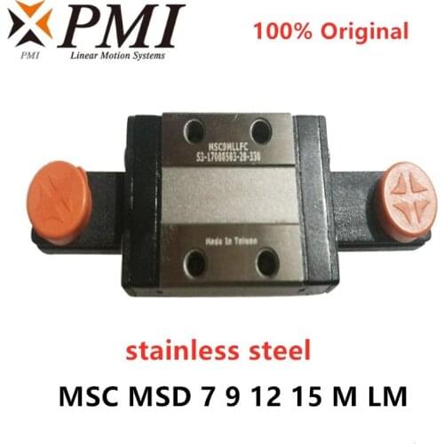 PMI stainless steel slider block MSC7M MSC9M MSC12M MSC15M MSC7LM MSC9LM MSC12LM MSC15LM MSD9M MSD12M MSD15M MSD9LM MSD12LMLLFC