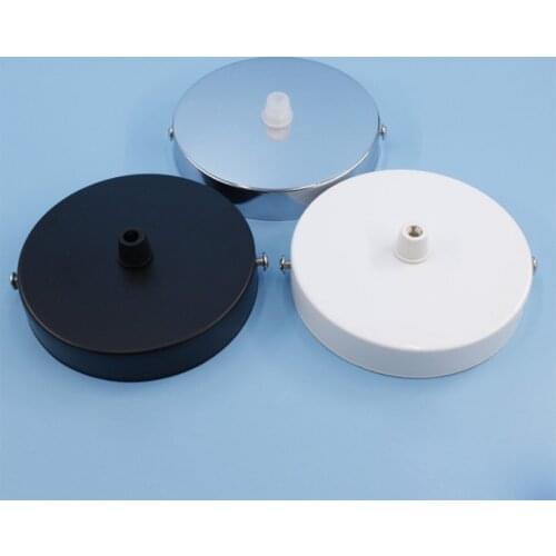 Ceiling Plate Hanging 8/10/12cm Chassis Base Retro Lamp Bases Iron Pendant Lamp Fixture Ceiling Fittings DIY Lock Wire Lamp Base