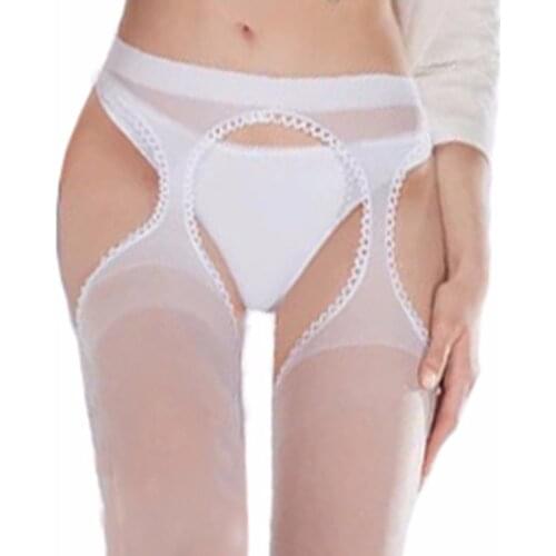 Sexy Women Crotchless Pantyhose Woman Open Crotch Tights Fetish Collant Femme Collants Ouvert Hosiery Donna Strumpfhose