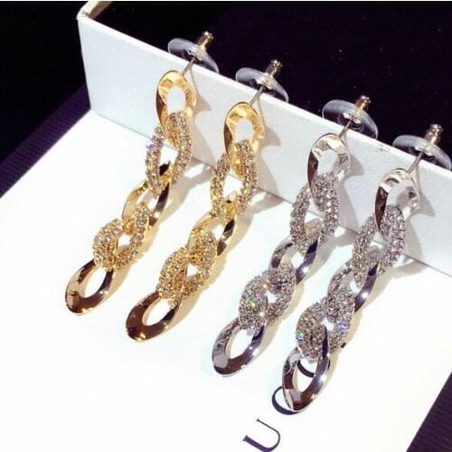 2020 New Ring Long Lady Earrings Formal Ball Bridal Jewelry Fashion Jewelry Gift