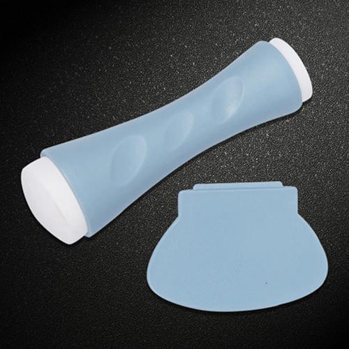 Hot 2x Grey Nail Art Stamp Plate Stamper Scraper Set Double Image Paint Tool Silicone/Plastic Nail Art Painting Double