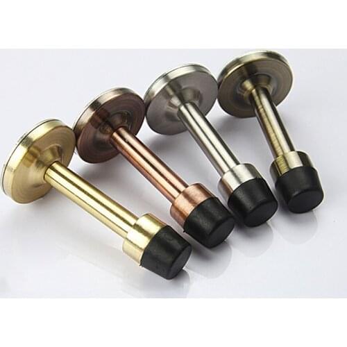 77x30mm Stainless Steel Door Stop Crash-proof&Silent Bedroom Home Hardware