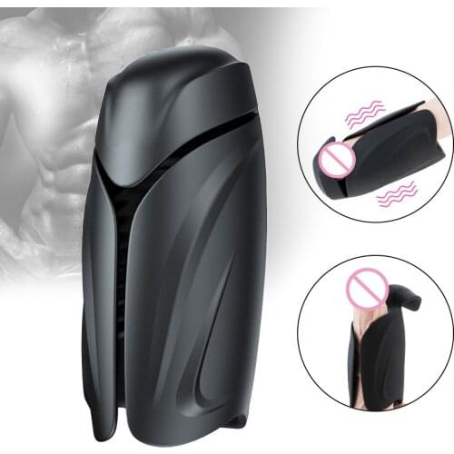 Delay Ejaculation Slicone Vibrator Trainer 10 Mode Penis Exercise Sex Machine Sex Toys for Men Male Masturbator