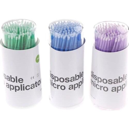 Eastern eight area 100PCS/pack disposable makeup brush with a single eyelash cleaning cotton swab