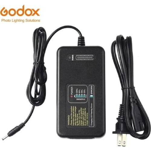 Godox C26 Battery Charger with Power Converter Compatible with WB26 Li-Ion Battery Pack for AD600Pro Speedlite Flash100 ~ 240V