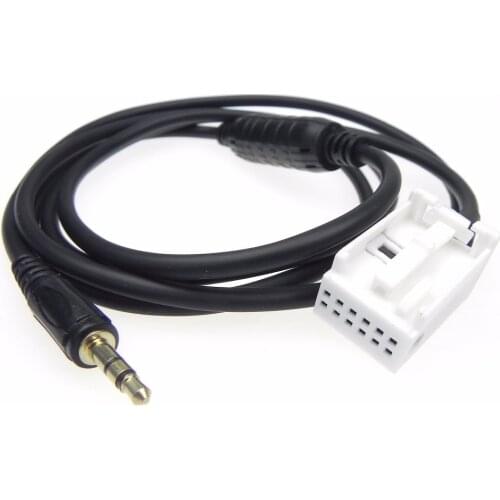 1pcs High Quality 3.5mm Audio Music AUX Input Cable Adapter For Mercedes /Benz W203 W245 C Class Comand APS NTG Audio 20 30 50
