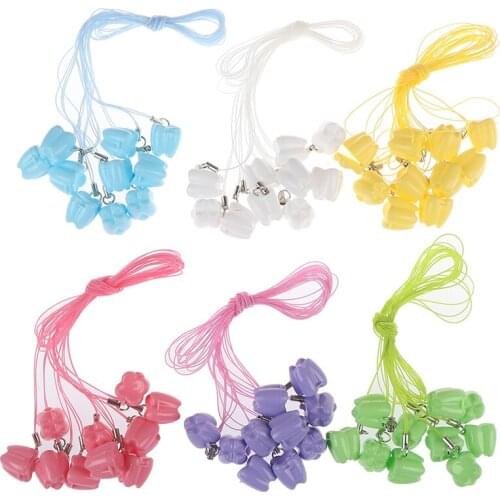 10Pcs plastic baby milk teeth holder boxes save tooth storage case kid toys