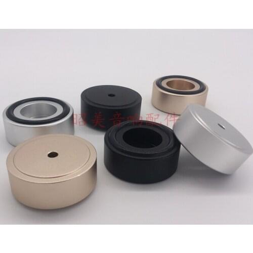 4pcs 39*16mm Full Aluminum Amplifier Feet / Frosted Speaker Shock Absorber Feet B Type