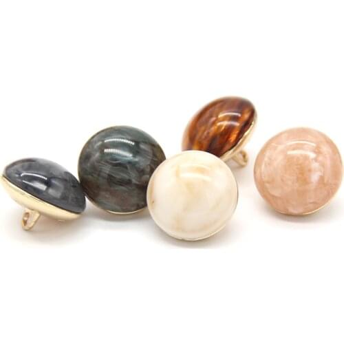 6pcs Round Gold Metal Women Coat Buttons For Clothing Cat Eyes Wedding Vintage DIY Crafts Mini Decorations Accessories Wholesale