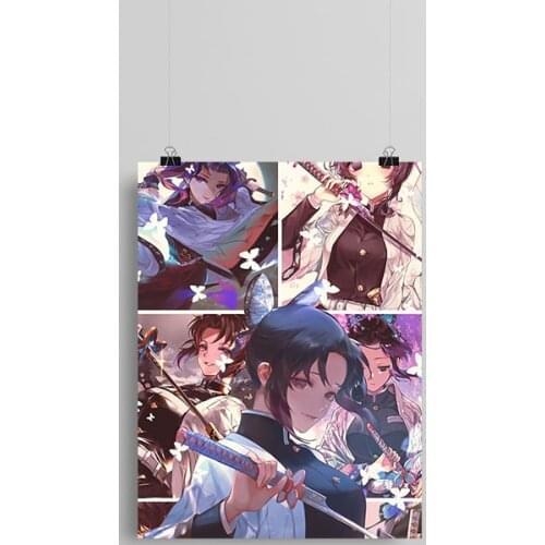 Shinobu Kocho Kimetsu no Yaiba anime Canvas poster Painting wall Art decor Living room Bedroom Study Home Decoration Prints