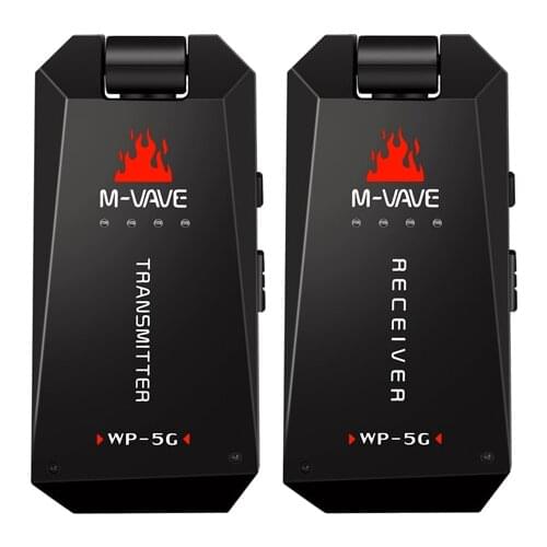 5.8G Wireless Guitar System with QC USB Quick Charger 1100mAh Battery,2.4G Guitar Wireless Transmitter Receiver Rechargeable