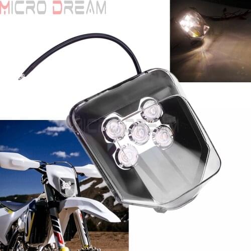 For TE300 TE250i Supermoto LED Headlight Kit For Hus FE 250/350/450/501 17-20 TE 150/250/300 Off Road MX Enduro Bikes Head Light