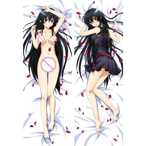 Anime Cartoon Akame ga Kill Double sided hugging Pillow Case Pillow Cover Pillowcase Peach Skin 2 Way 89056