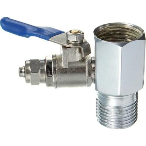 ELEG-1/2'' to 1/4'' RO Feed Water Adapter Ball Valve Faucet Tap Feed Reverse Osmosis