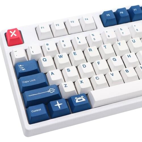 GMK-KEY RAMA a Shrimp pbt Keycap Cherry Profile For dz60/gk61/64/75/108 Corsair STRAFE K65 K70 Logitech G710+ Key Cap 7u Space