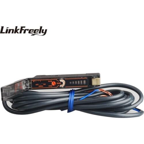 E3X-NA11 2pcs Digital Optical Fiber Photoelectric Amplifier Sensor Smart LED Light Photoelectric Switch FS PZ Type Micro Switch