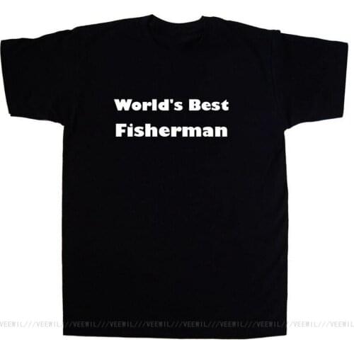 Worlds Best Fisherman T-Shirt Wholesale Tee Tshirt