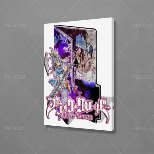 Modular Wall Art Canvas Black Clover Paintings Pictures Prints Poster Home Decor Anime Character For Living Room No Framework