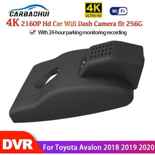 New! 4K Car Driving Video Recorder DVR Control APP Wifi Camera Full HD 2160P Registrator Dash Cam For Toyota Avalon 2018 To 2020