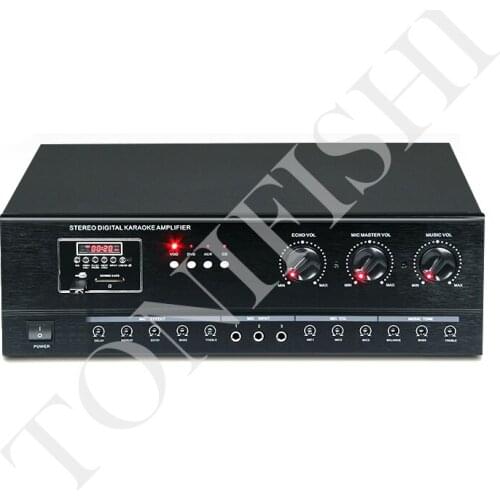 Original chip JSG KB580 professional card package with USB power amplifier, KTV/meeting room 2×430W power amplifier