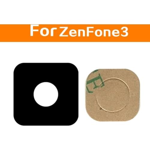 Genuine rear glass lens for Asus zenfone 3 DELUXE ZS570KL main back camera lens glass with sticker replacement repair