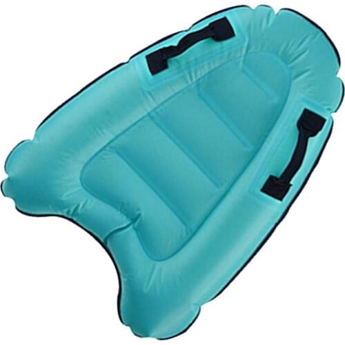 Portable Inflatable Surfboard Outdoor Surfing Water Skiing Bodyboard With Handles Mini Pool Float Beach Swimming Toy 80*60 Cm