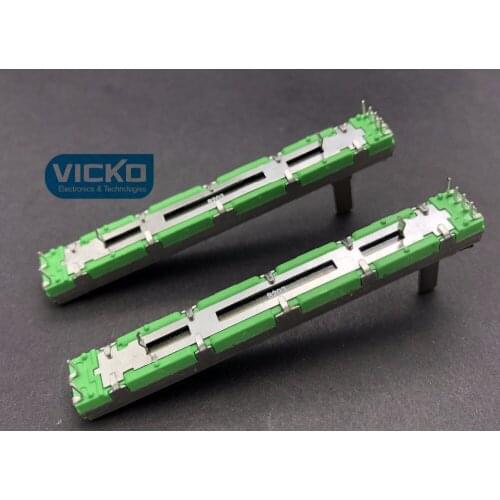 [VK] Behringer Soundcraft 7.5cm 75MM B20K B20KX2 double straight slide potentiometer handle 15mm switch