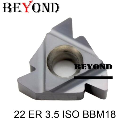 22 ER 3.5/4.0/4.5/5.0/5.5/6.0 ISO BBM18,Indexable Tungsten Carbide Threading Lathe Inserts for Threaded Lathe Holder