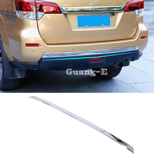 Car Body Inner Rear Bumper Trim Trunk Plate Lamp Frame Threshold Pedal Panel 1pcs For For Nissan Terra 2018 2019 2020
