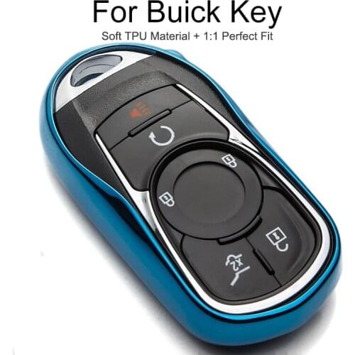 TPU Protection Car Key Cover Case Cap For Buick Encore Enclave Lacrosse 2019 For Opel Astra K Mokka Key Chain Ring Accessories
