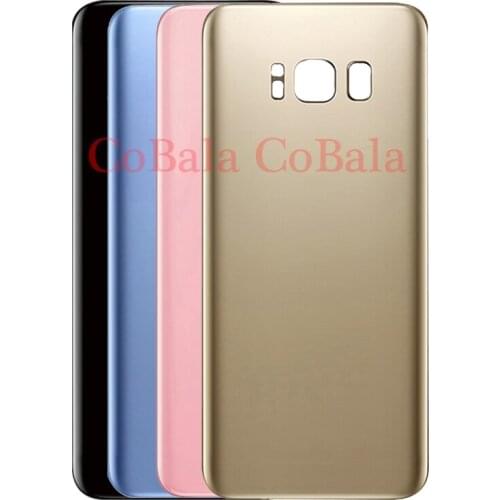 10Pcs Back Glass For Samsung Galaxy S7 Edge S8 S9 Plus Note5 Note8 Note9 Battery Cover Rear Housing Case