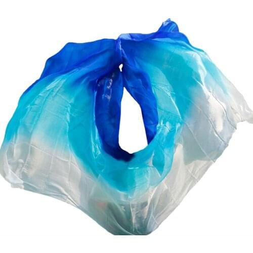 100% Real Silk Belly Dance Veils Customized Silk Veil Shawls Women Scarf Costumes Accessory Belly Dancer Stage Performance Props