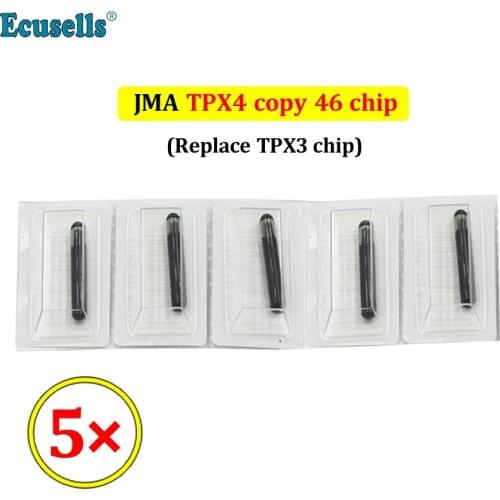 5pcs/lot JMA KEY CHIP TPX4 GLASS chip TRANSPONDER cloner CHIP TPX4 chip clone 46 copy ID46 chip